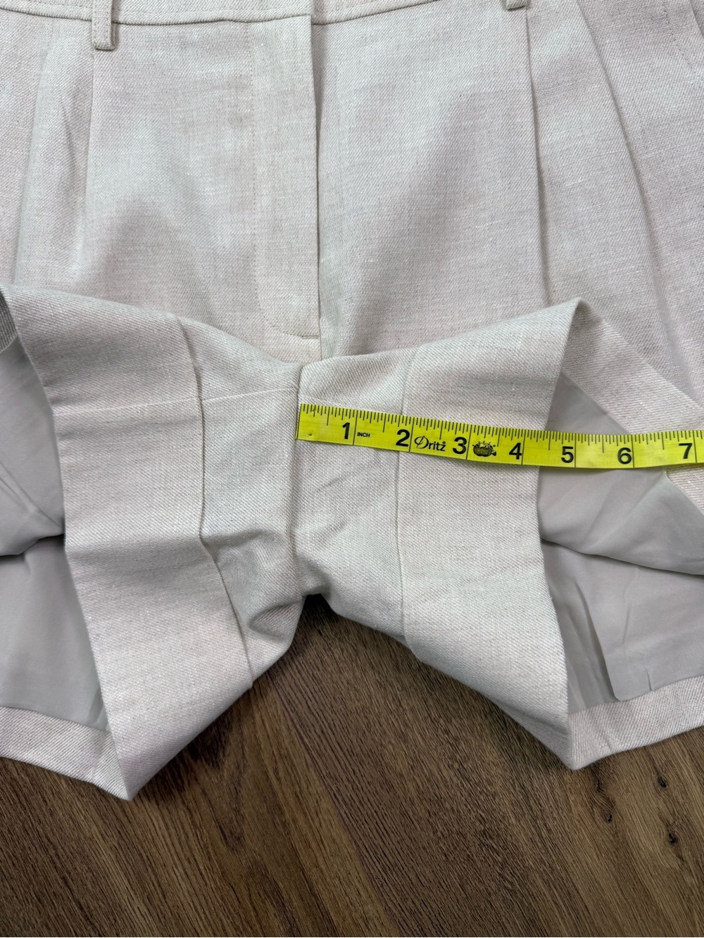NWT J. Crew Remi Shorts in Stretch Linen Blend in Flax Ivory Size 10 - Picture 11 of 11